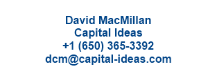 Capital Ideas- tel: +1 (650) 365-3392